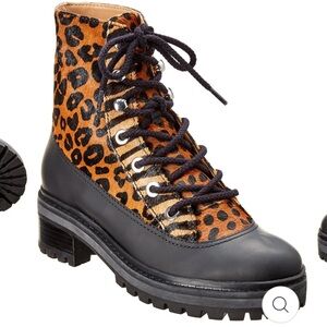 Schutz Mafalda Haircalf & Leather Boot